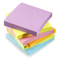 coloured post it notes