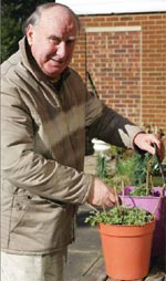man at Bicester Resourse Centre