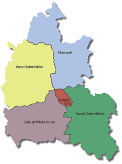 map of Oxfordshire