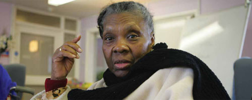 woman at Shotover Day Centre