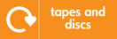 Tapes and discs logo