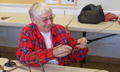 Adult learning craft course at the museum