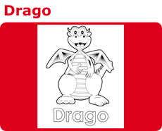 Click to download and colour in Drago