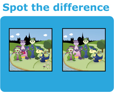 Click to download spot the difference