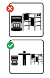 Fire Kills, never dry or air cloths near a portable heater Fire Kills never dry or air cloths near a portable heater