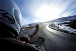 winter motorcylist winter motorcylist