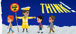 Think! education logo Think! education logo