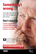 Something's wrong poster - older man