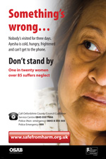 Something's wrong poster - older woman