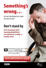 Something's wrong poster - young man