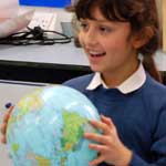 Pupil with globe