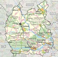 Thames Valley Local Resilience Forum boundary map