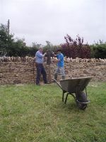 Tony and Jonathan clearing up