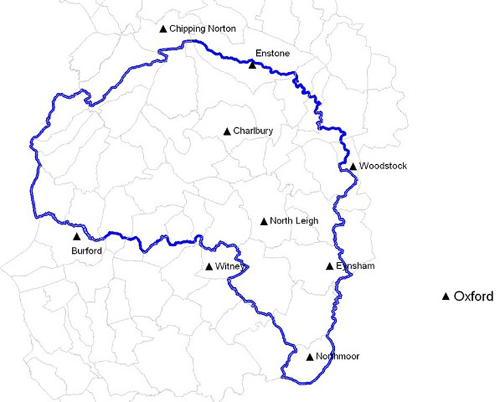 Wychwood Project map