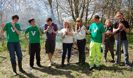 Tuesday Team eating marshmallows