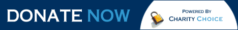 Donate now logo and button